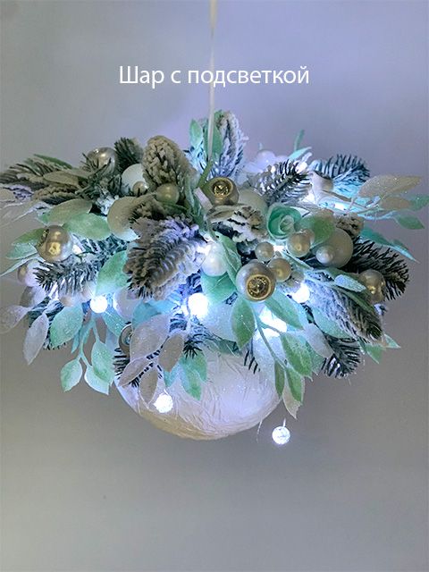 Новорічна куля підвісна