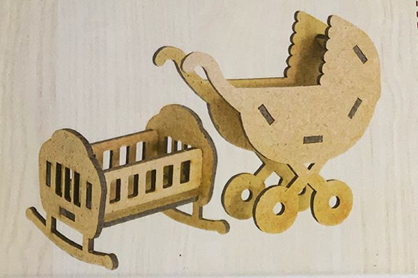 Заготовка для декорування  лялькового будиночка 